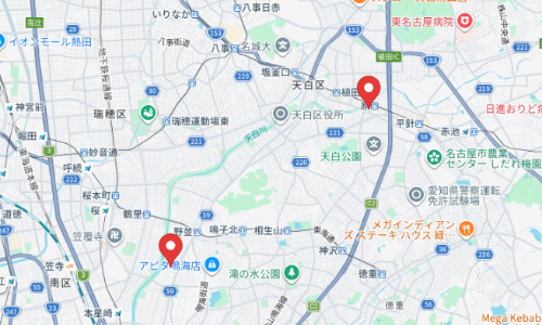 ぬりラボサーチTOPのGoogleマップ表示